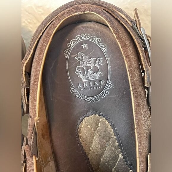 Ariat Western Abberly leather harness Buckle clogs. Size 9 - Picture 9 of 17